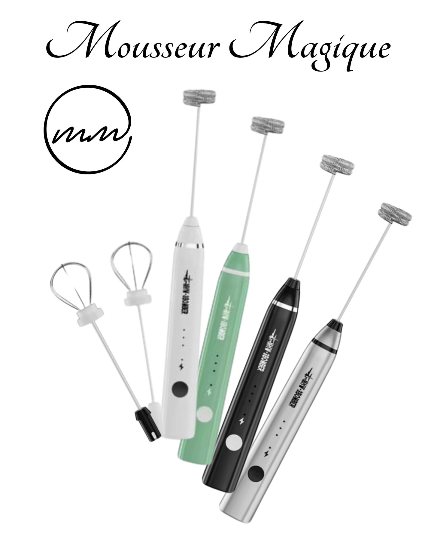 mousseur à lait élecrique portable plusieurs couleur