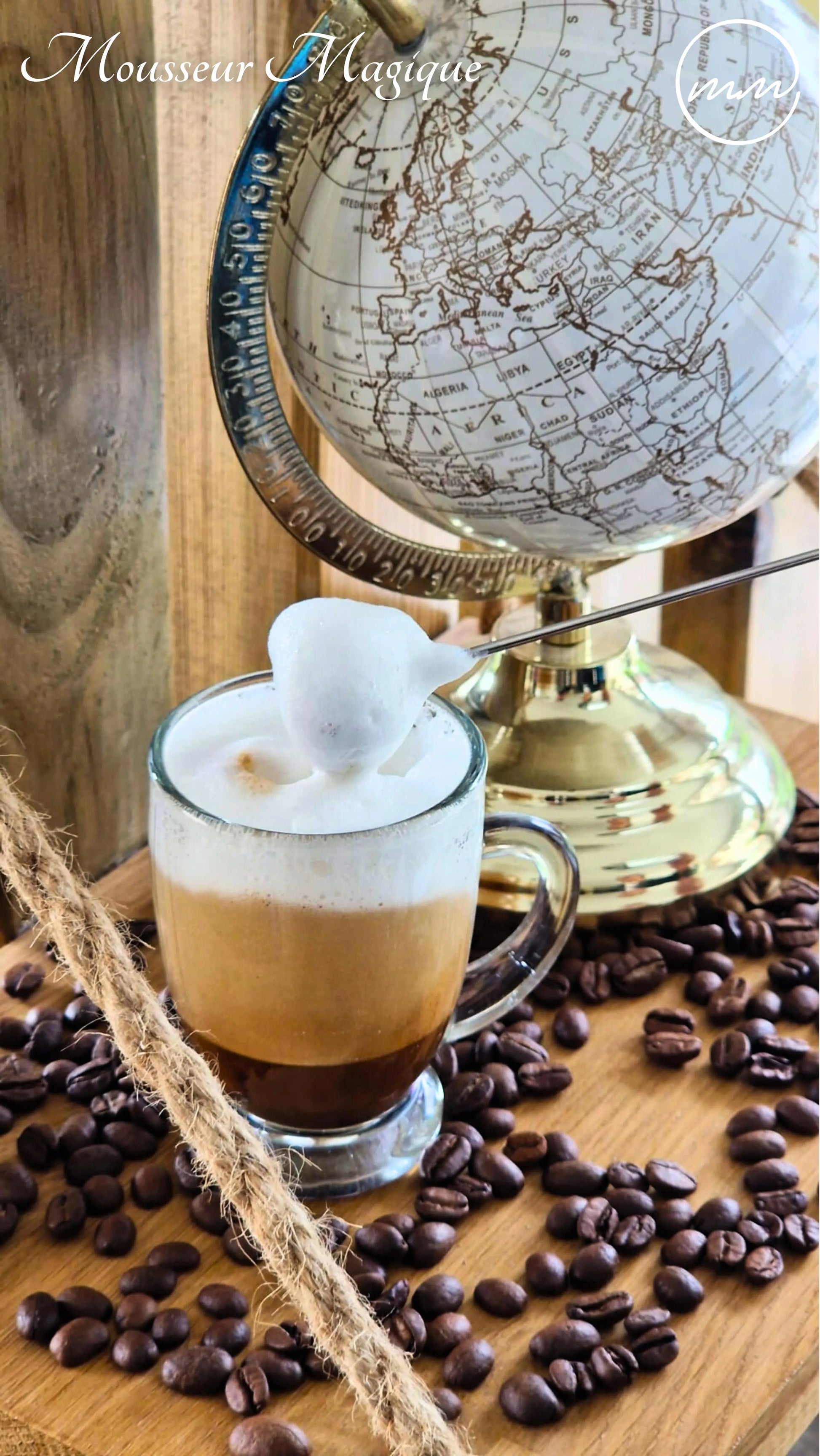 Cappuccino maison avec mousse parfaite grâce au mousseur à lait Mousse Magique