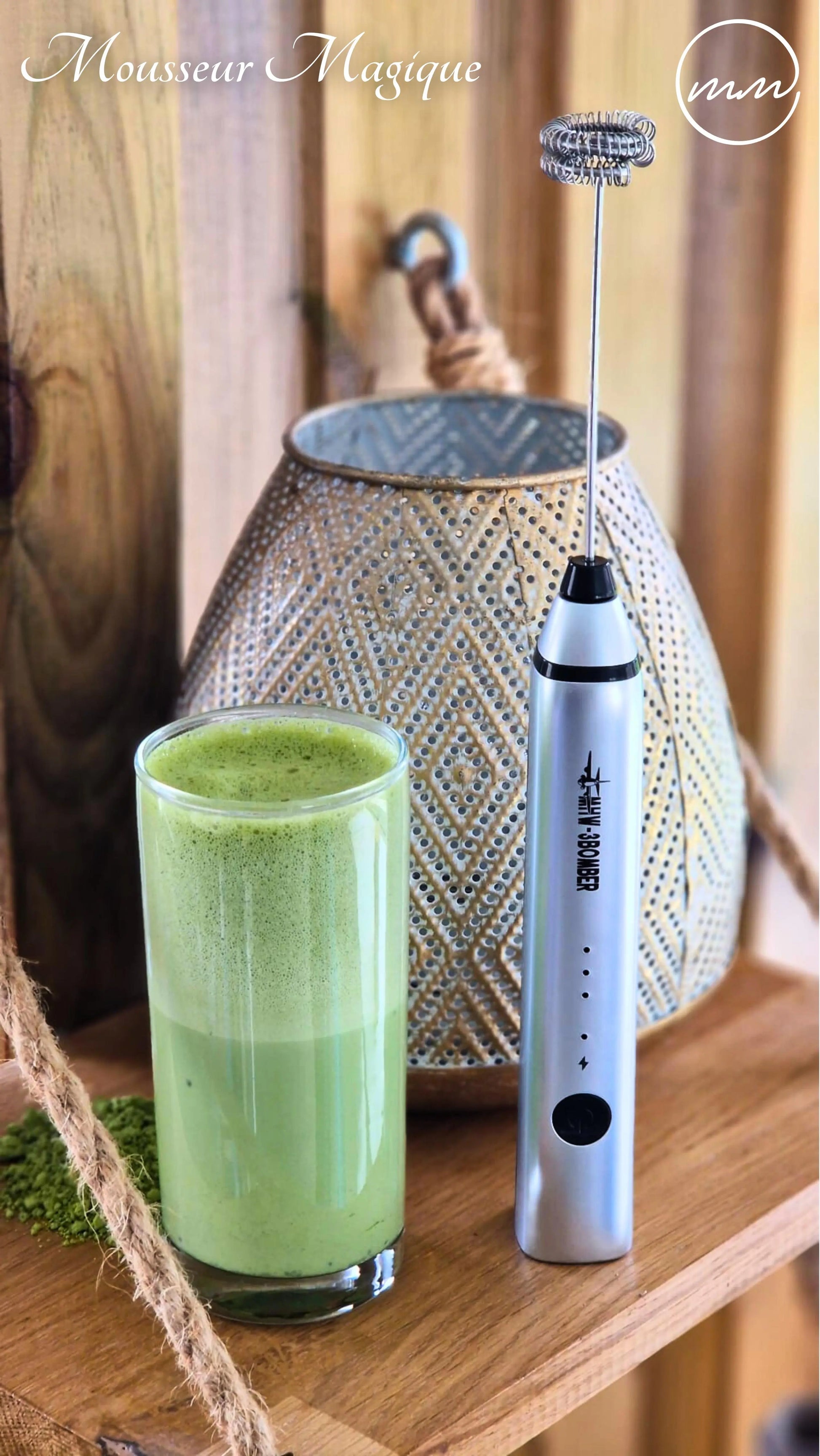 Mousseur à lait pour matcha latte onctueux et crémeux à la maison